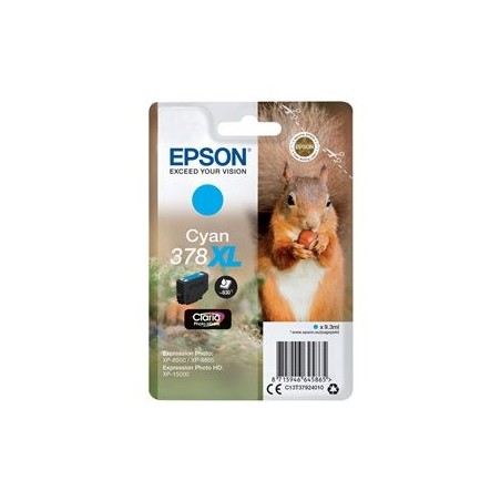 EPSON C13T37924010 Tusz Epson cyan 378XL 9.3 ml Claria photo HD