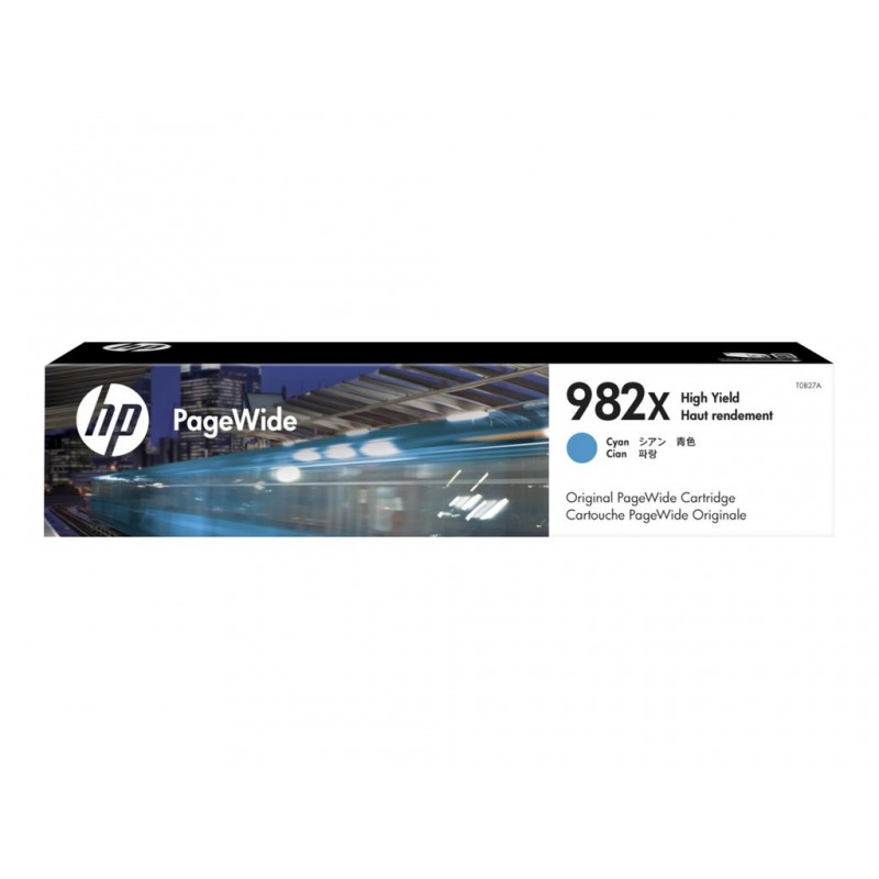 HP 982X High Yield Cyan Original PageWide Cartridge HP 982X High Yield Cyan Original PageWide Cartridge
