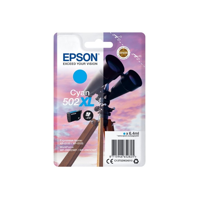 EPSON C13T02W24010 Tusz Epson Cyan 6,4 ml XP-5100