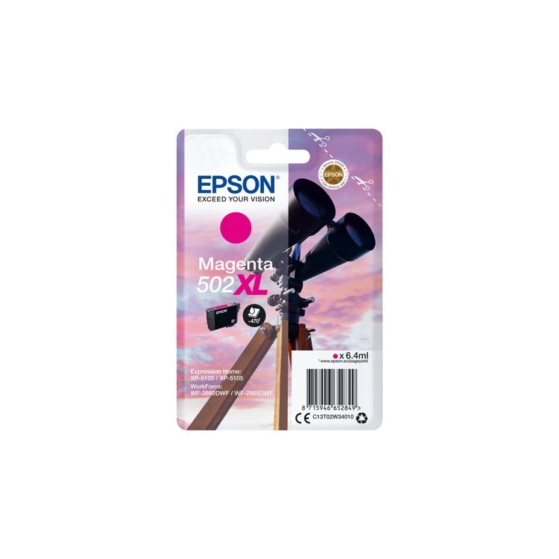 EPSON C13T02W34010 Tusz Epson Magenta 6,4 ml XP-5100