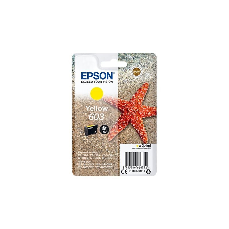 EPSON C13T03U44010 Tusz Epson C13T03U44010 Yellow 2,4 ml
