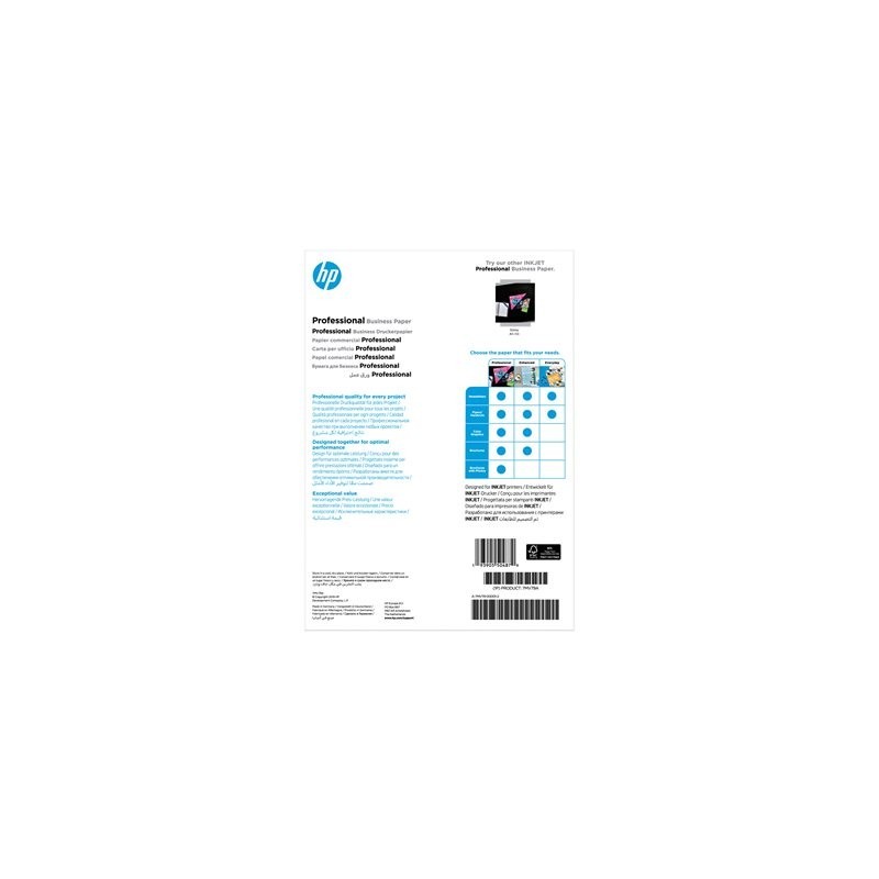 HP Prof Matte Ij A4 180g 150sh FSC Paper