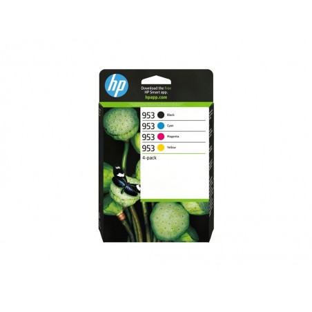 HP 953 CMYK Original Ink Cartridge 4-Pack HP 953 CMYK Original Ink Cartridge 4-Pack