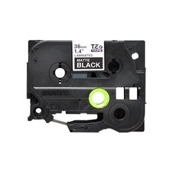 BROTHER TZeM365 tape white on blank black surface 36mm
