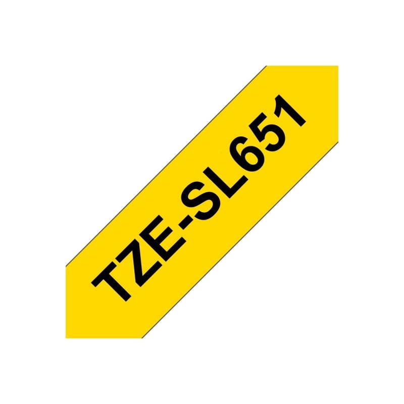 BROTHER TZeSL651 tape Black on Yellow 24mm