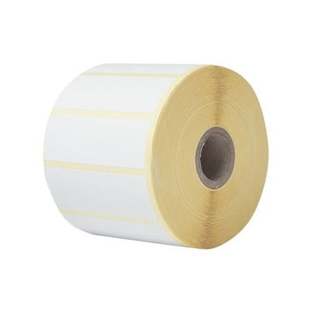 BROTHER Direct thermal label roll 76x26mm 1900 labels/roll 8 rolls/carton