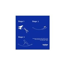 BROTHER Heat Shrink Tube Black on White 9.0mm BROTHER Heat Shrink Tube Black on White 9.0mm