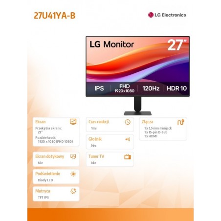 Monitor 27 cali 27U41YA-B 