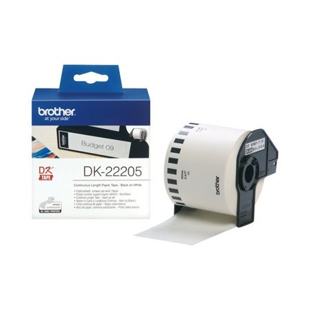 BROTHER DK22205 Taśma Brother Continuous Paper Tape 62mm x 30.48m BROTHER DK22205 Taśma Brother Continuous Paper Tape 62mm x 30.48m