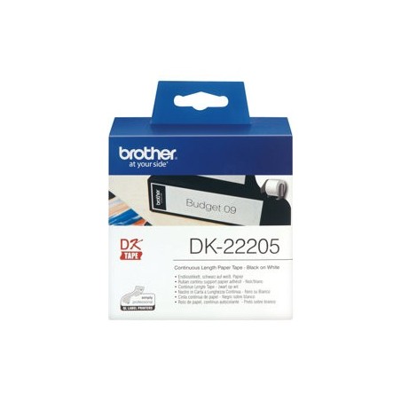 BROTHER DK22205 Taśma Brother Continuous Paper Tape 62mm x 30.48m BROTHER DK22205 Taśma Brother Continuous Paper Tape 62mm x 30.48m