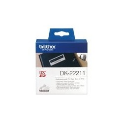 BROTHER DK22211 Brother szalacimke, film, 29mm, feher BROTHER DK22211 Brother szalacimke, film, 29mm, feher