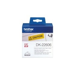 BROTHER DK22606 Taśma Brother Film Yellow Fim tape 62mm x 15.24 M BROTHER DK22606 Taśma Brother Film Yellow Fim tape 62mm x 15.24 M