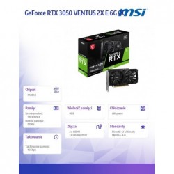 Karta graficzna GeForce RTX 3050 VENTUS 2X E 6G OC
