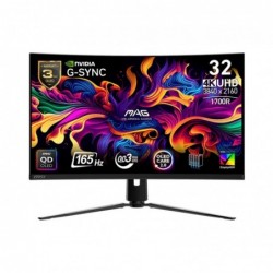 Monitor 31.5 cala MAG 321CUP QD-LED/UHD/Curved/165Hz/czarny