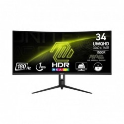 Monitor 34 cale MAG 342CQR E2 LED/WQHD/Curved/180Hz/czarny