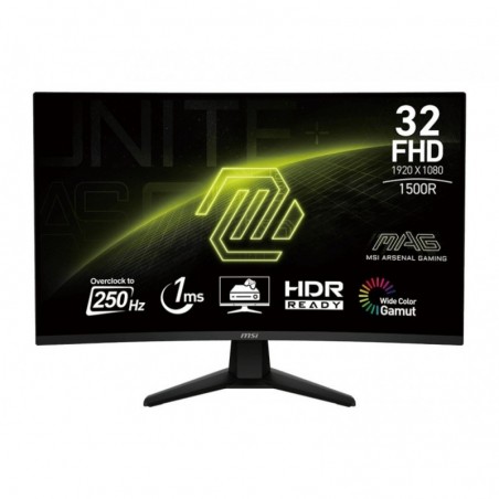Monitor 31.5 cala MAG 32C6X LED/FHD/Curved/250Hz/czarny