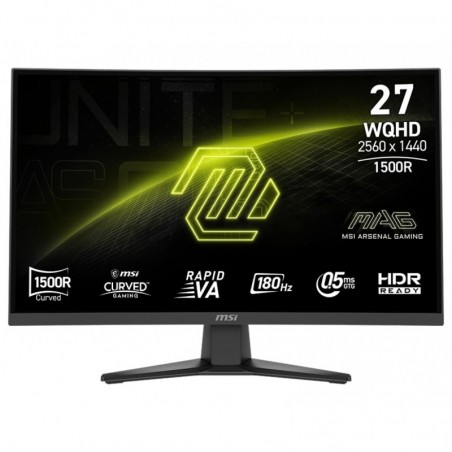 Monitor MAG 275CQF E18 27 cali LED/WQHD/LED/Curved/180Hz/czarny Monitor MAG 275CQF E18 27 cali LED/WQHD/LED/Curved/180Hz/czarny