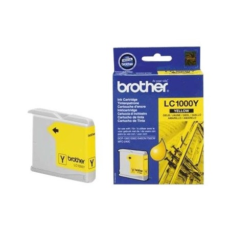 BROTHER LC1000Y Tusz Brother LC1000Y yellow 400str DCP330C / DCP540CN / MFC5460CN
