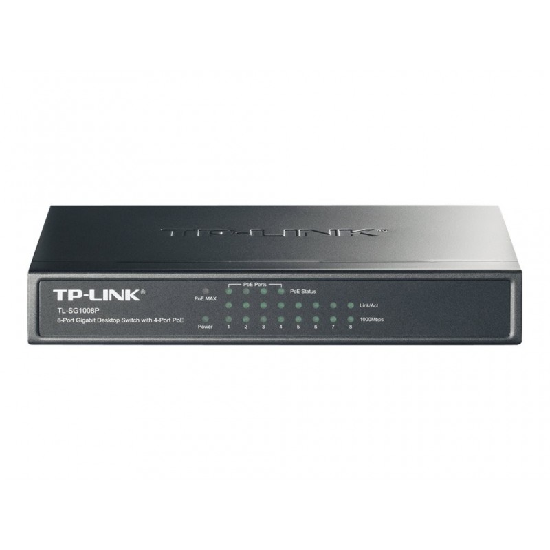 TP-LINK 8-Port Gigabit Desktop PoE Switch 8x10/100/1000Mbps RJ45 ports including 4 PoE ports - Towar z uszkodzonym opakowaniem (