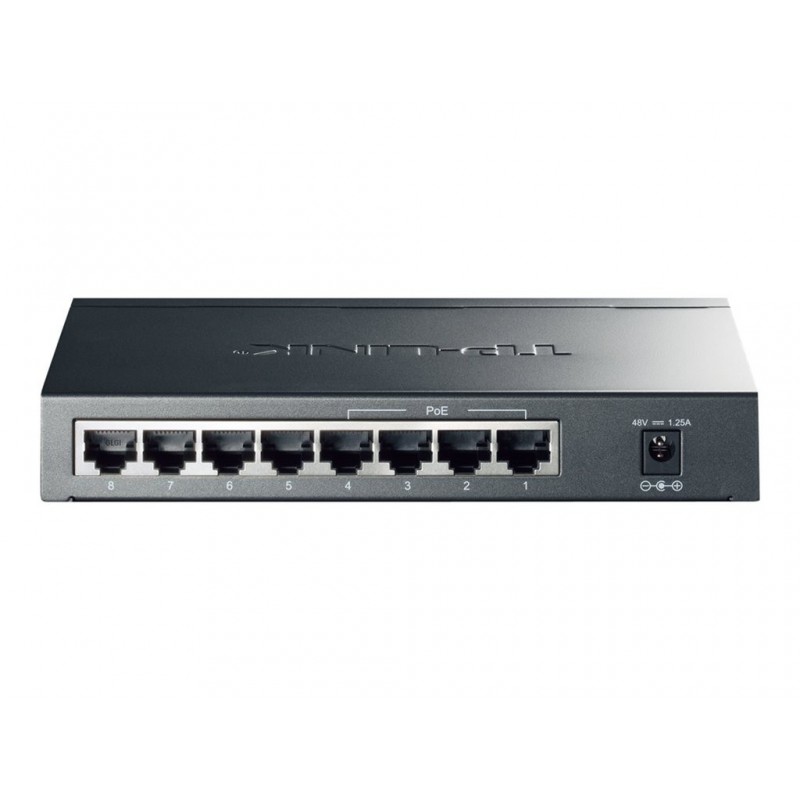 TP-LINK 8-Port Gigabit Desktop PoE Switch 8x10/100/1000Mbps RJ45 ports including 4 PoE ports - Towar z uszkodzonym opakowaniem (