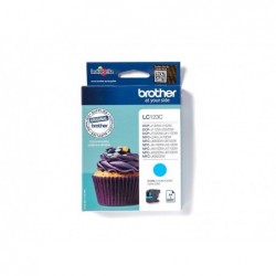 BROTHER LC123C Tusz Brother LC123C cyan 600str MFC-J4510DW / DCP-J4110DW / MFC-J470DW