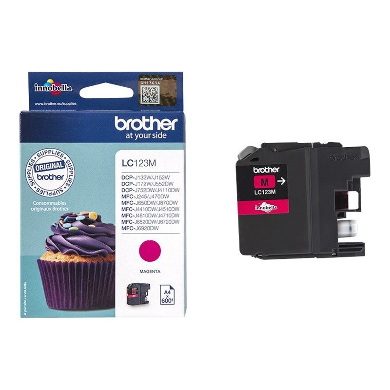 BROTHER LC123M Brother LC123M Cartus magenta ptr MFCJ4410DW/MFCJ4510DW - 600 pagini