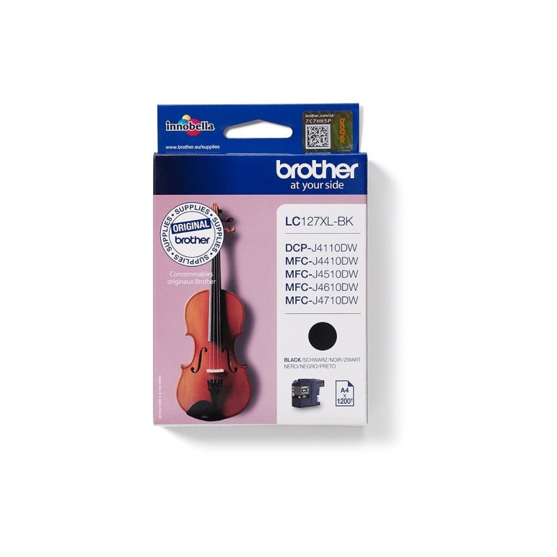 BROTHER LC127XLBK Brother LC127XLBK Cartus negru de capacitate mare -1.200 pagini