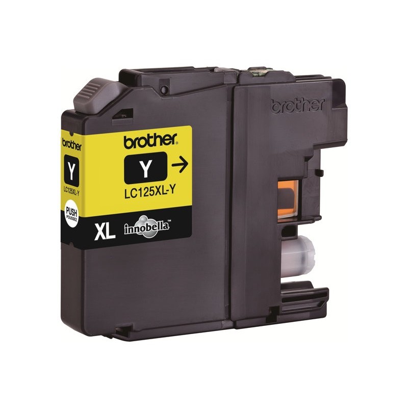 BROTHER LC125XLY Brother LC125XLY Cartus yellow de capacitate mare - 1.200 pagini
