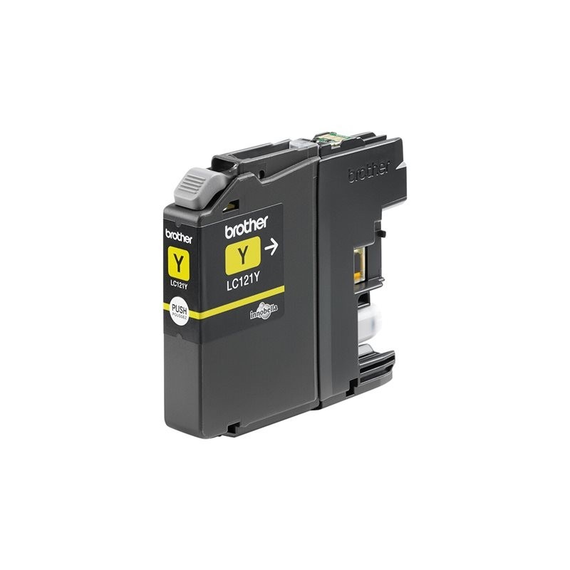 BROTHER LC121Y Tusz Brother LC121Y yellow 300str DCP-J552DW / MFC-J470DW