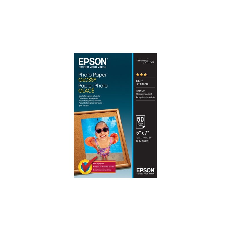 EPSON Photo Paper Glossy 13x18cm 50 sh EPSON Photo Paper Glossy 13x18cm 50 sh