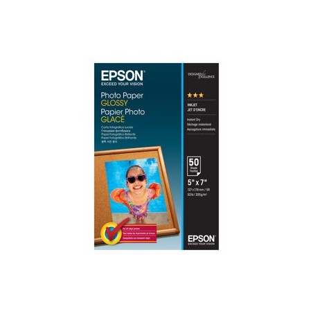 EPSON Photo Paper Glossy 13x18cm 50 sh EPSON Photo Paper Glossy 13x18cm 50 sh