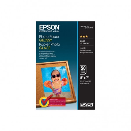 EPSON Photo Paper Glossy 13x18cm 50 sh EPSON Photo Paper Glossy 13x18cm 50 sh