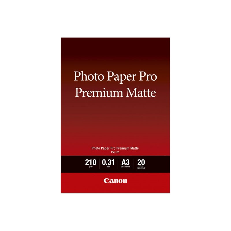 CANON Photo Paper Premium Matte A3+ 20 sheets