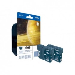 BROTHER LC1100BKBP2 Tusz Brother LC1100BKBP2 black Blister Pack (dwupak) 450str DCP395CN/DCP58CW