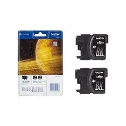 BROTHER LC1100BKBP2 Tusz Brother LC1100BKBP2 black Blister Pack (dwupak) 450str DCP395CN/DCP58CW