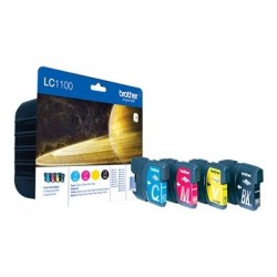 BROTHER LC1100VALBP Zestaw Brother LC1100 CMYK Blister Pack 450str MFC6490CW / DCP6690CW