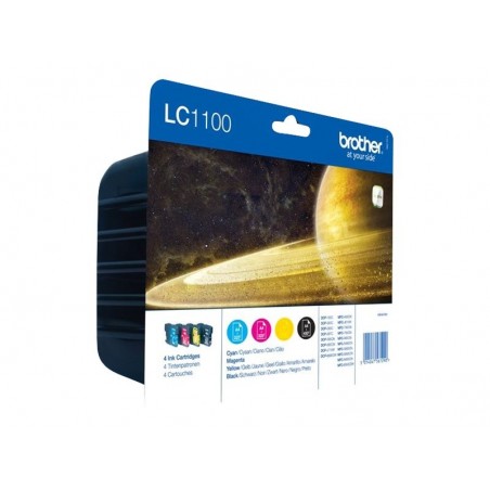 BROTHER LC1100VALBP Zestaw Brother LC1100 CMYK Blister Pack 450str MFC6490CW / DCP6690CW BROTHER LC1100VALBP Zestaw Brother LC1100 CMYK Blister Pack 450str MFC6490CW / DCP6690CW
