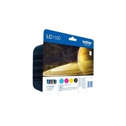 BROTHER LC1100VALBP Zestaw Brother LC1100 CMYK Blister Pack 450str MFC6490CW / DCP6690CW