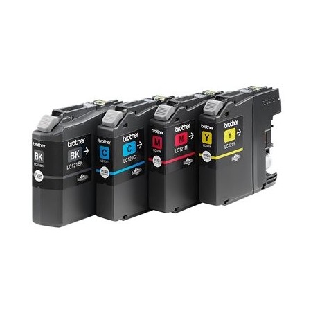BROTHER LC121VALBP Zestaw Brother LC 121 CMYK Blister Pack 300str DCP-J132W / DCP-J152W