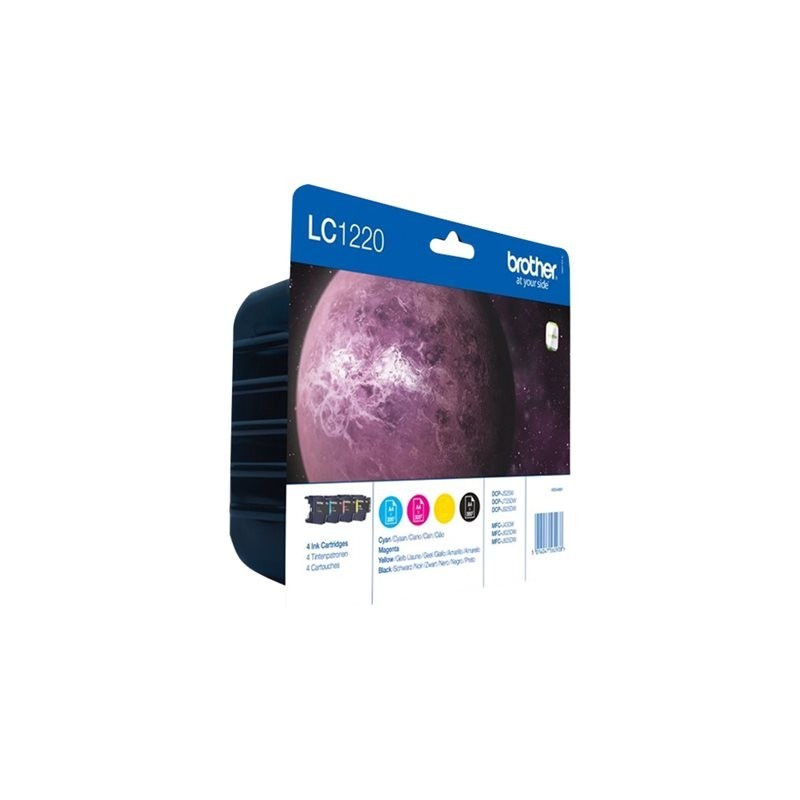 BROTHER LC1220VALBP Zestaw Brother LC1220 CMYK Blister Pack 300str DCP-J925DW / MFC-J625DW