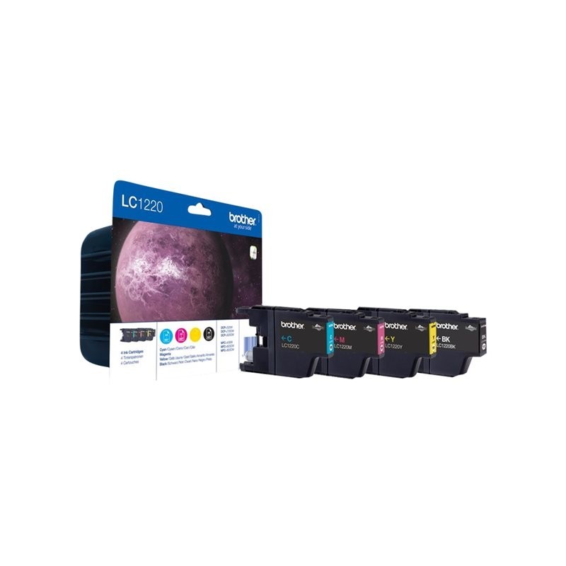 BROTHER LC1220VALBP Zestaw Brother LC1220 CMYK Blister Pack 300str DCP-J925DW / MFC-J625DW