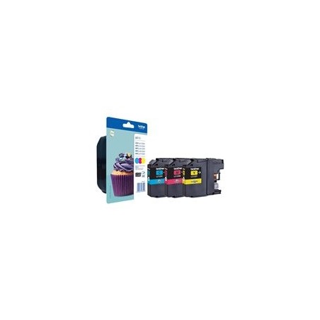 BROTHER LC123RBWBP Zestaw Brother LC123RBWBP CMY Blister Pack 600str MFC-J4510DW / DCP-J552DW