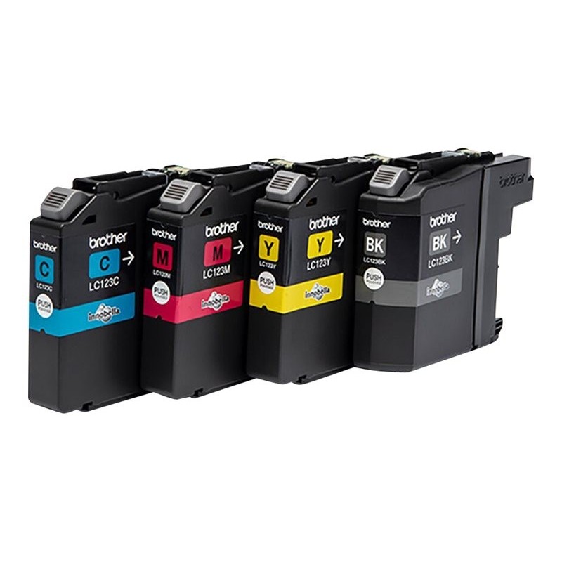 BROTHER LC123VALBP Brother LC123VALBP Cartus Black, Cyan, Magenta, Yellow, MFCJ4510DW - 600 pagini