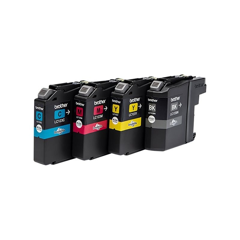 BROTHER LC123VALBP Brother LC123VALBP Cartus Black, Cyan, Magenta, Yellow, MFCJ4510DW - 600 pagini