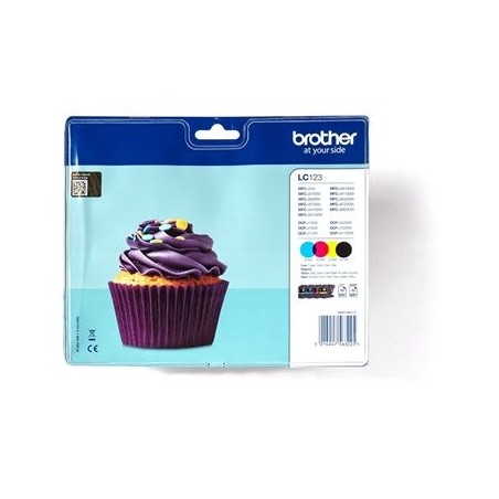 BROTHER LC123VALBP Brother LC123VALBP Cartus Black, Cyan, Magenta, Yellow, MFCJ4510DW - 600 pagini