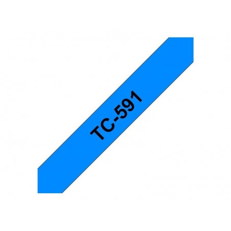 BROTHER TC591 Taśma Brother 9mm BLACK ON BLUE TAPE BROTHER TC591 Taśma Brother 9mm BLACK ON BLUE TAPE