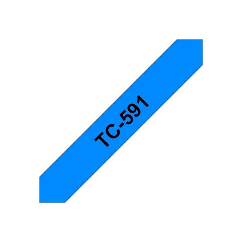 BROTHER TC591 Taśma Brother 9mm BLACK ON BLUE TAPE BROTHER TC591 Taśma Brother 9mm BLACK ON BLUE TAPE