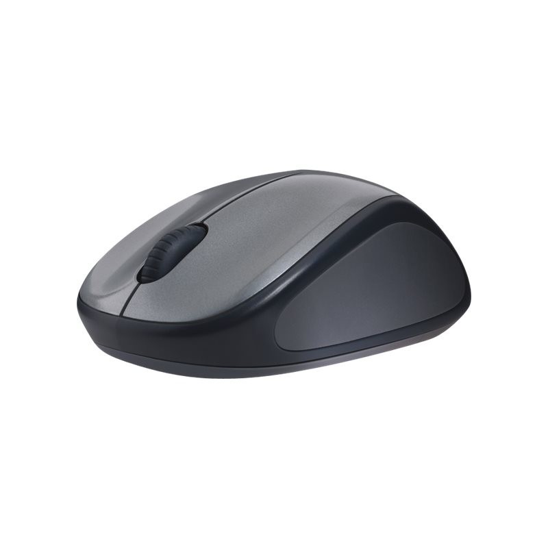 LOGITECH M235 Mouse right-handed optical wireless 2.4 GHz USB wireless receiver grey