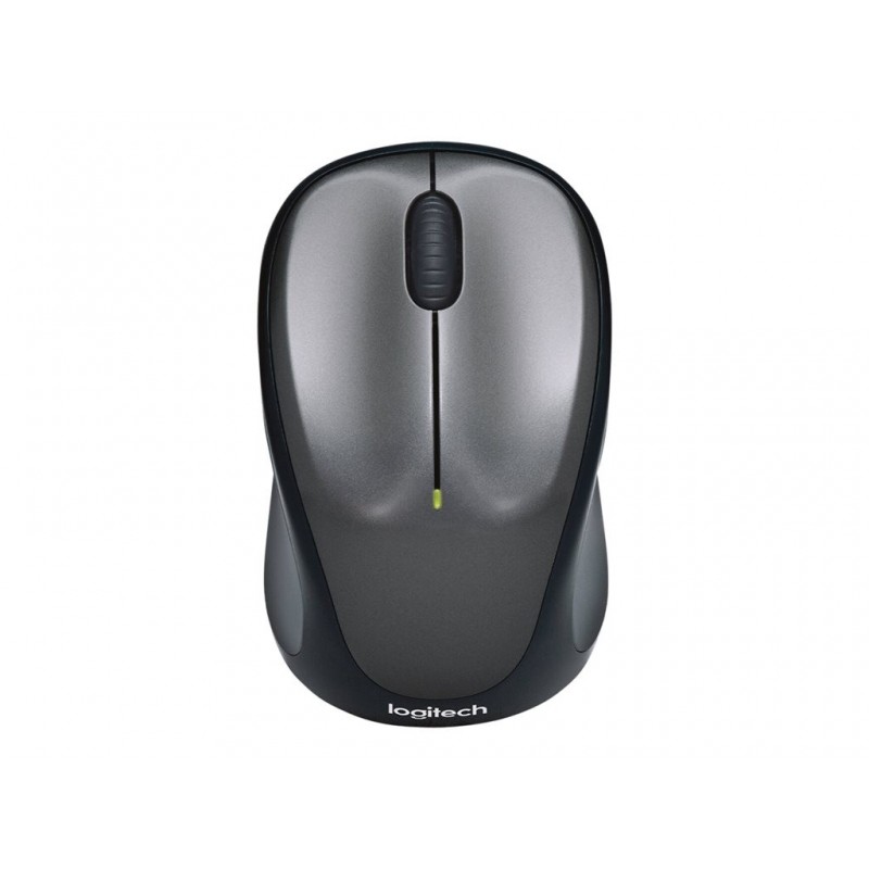 LOGITECH M235 Mouse right-handed optical wireless 2.4 GHz USB wireless receiver grey