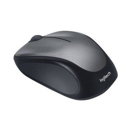 LOGITECH M235 Mouse right-handed optical wireless 2.4 GHz USB wireless receiver grey